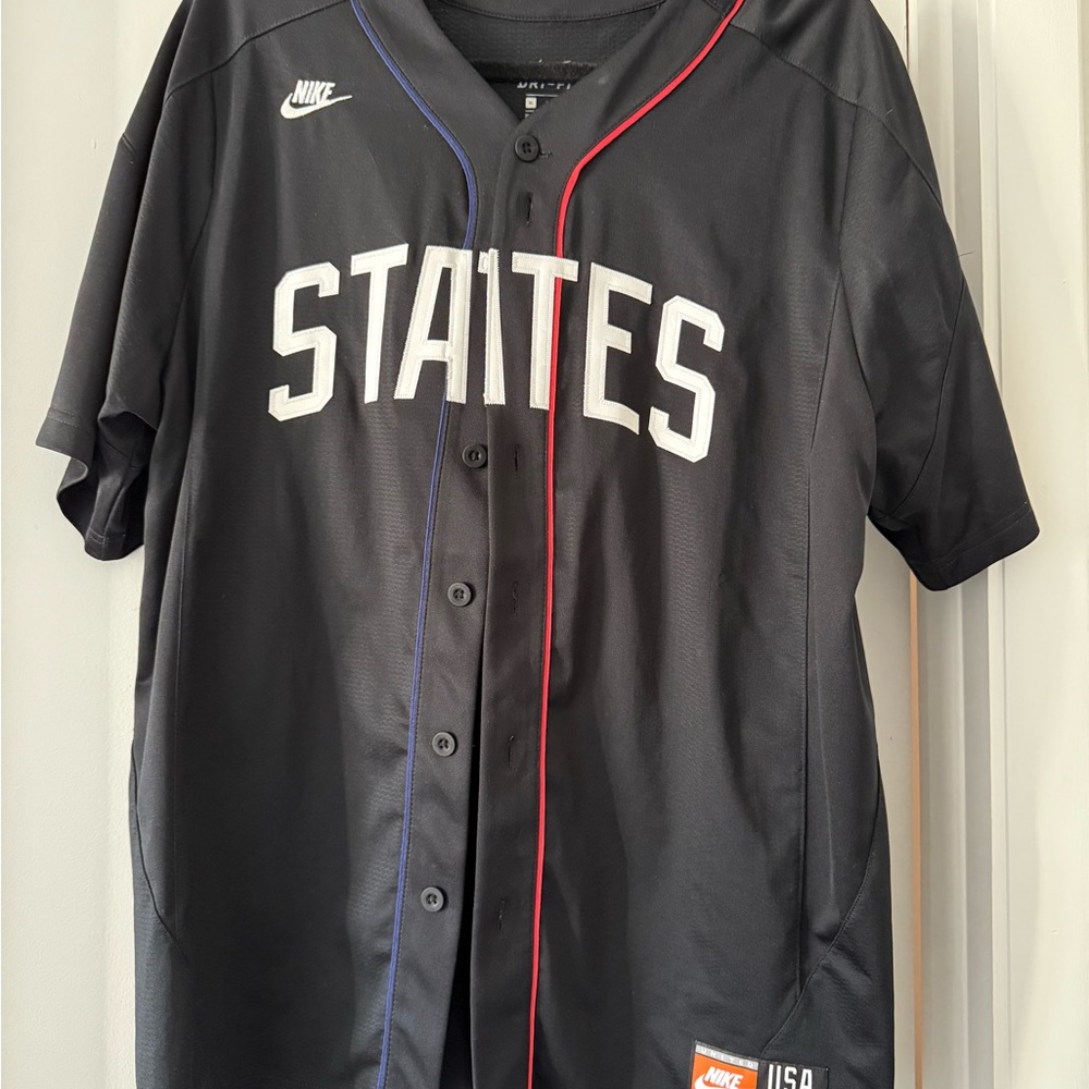 Mens Nike STATES Baseball Jersey